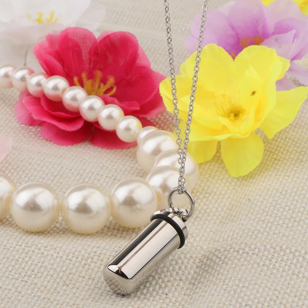 Charm Cremation Jewelry Ashes Keepsake Memorial Urn Necklace with  Heart