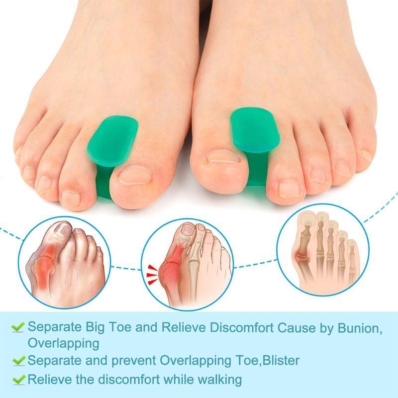 16 Packs Toe Separator Stretcher Spreader Spacer Bunions Hammer Toes Corrector