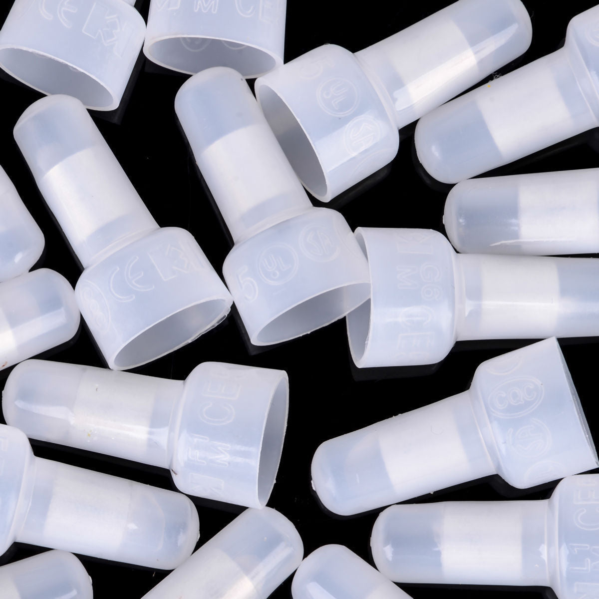 100pcs Closed End Crimp Cap AWG 12-10 16-14 22-16 Gauge Wire Connectors Terminal