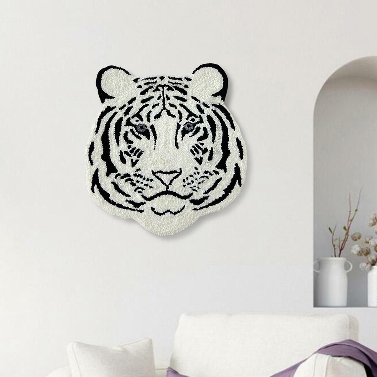 Rug Kit Embroidery DIY Crochet Yarn Kit Pattern Making Tapestry