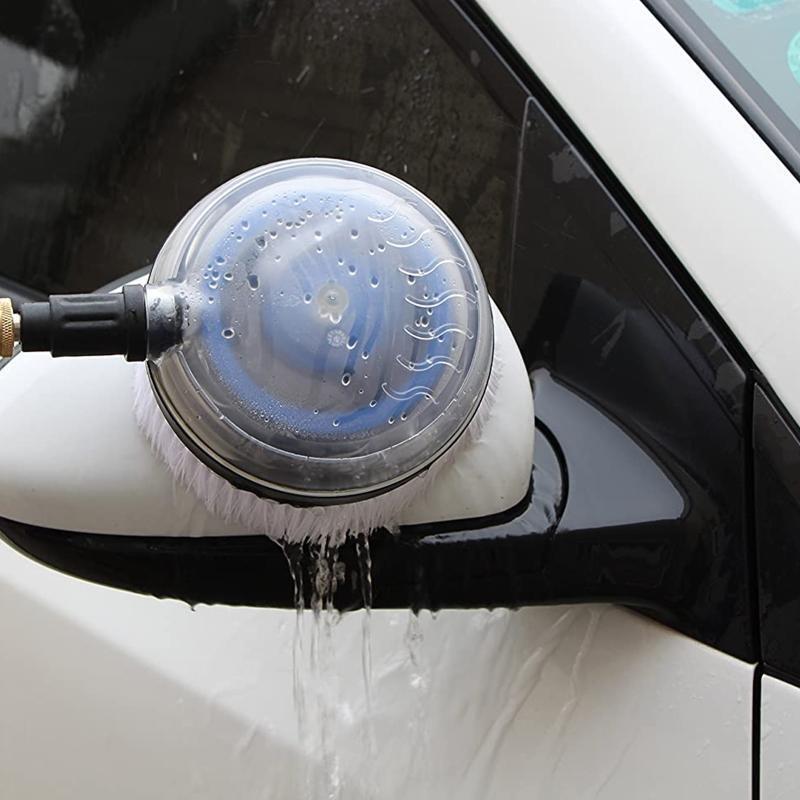 Car Wash Brush for High Pressure Water Gun 1/4 Quick Connector Cleaning Brush