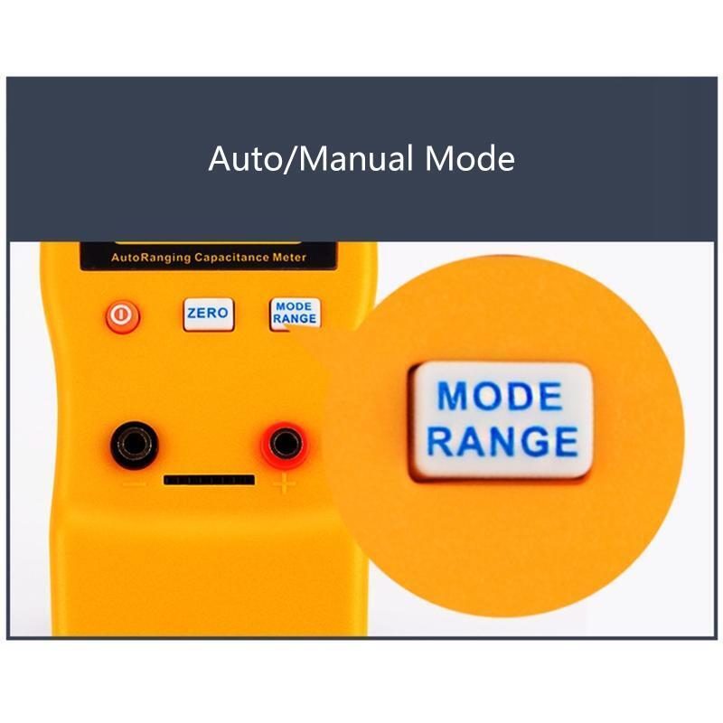 Portable Capacitance Meter Auto-ranging Capacitor Capacitance Meter 5V Power
