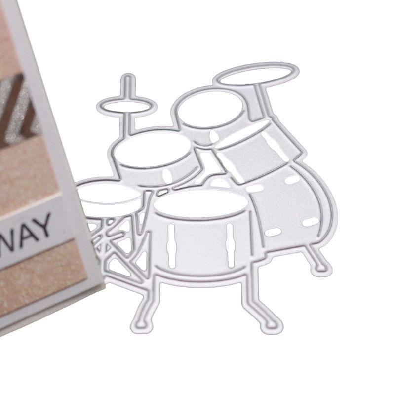 Drum Metal Cutting Dies Stencil DIY Scrapbooking Album Stamp Paper Card Decor