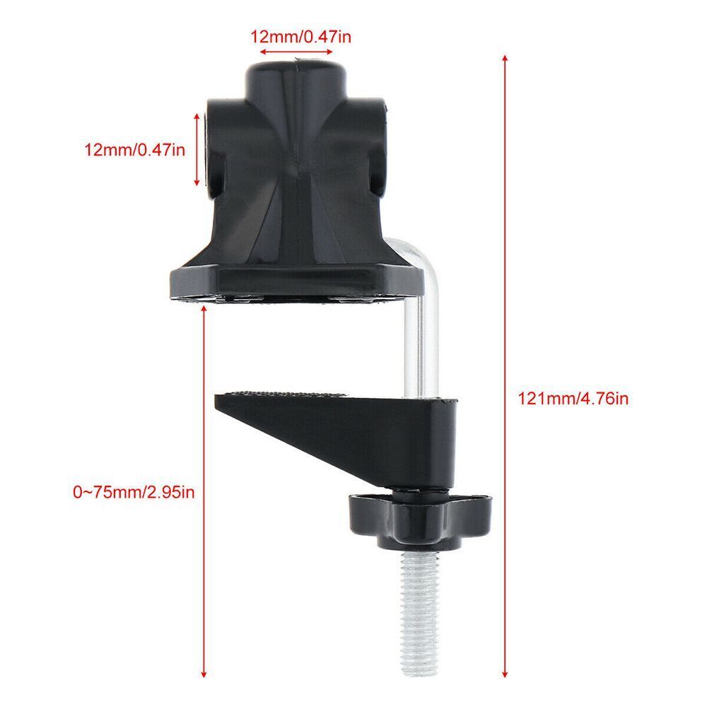Screw Accessories Mic Clamps Desk Lamp Clip Fixed Metal Clip Bracket Clamp