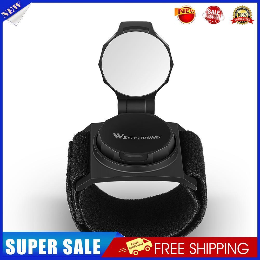 WEST BIKING Bike Bicycle Wrist Rearview Rear View Mirror Cycling Accessory