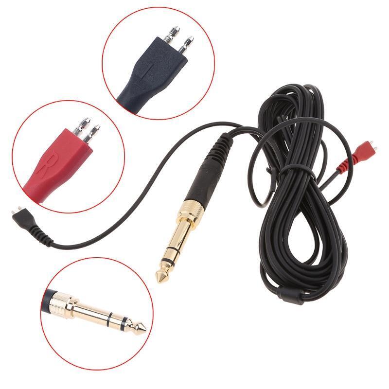 Gaming Headset Spring Audio Cable Audio Cord for HD230/HD250/HD250 Headphone