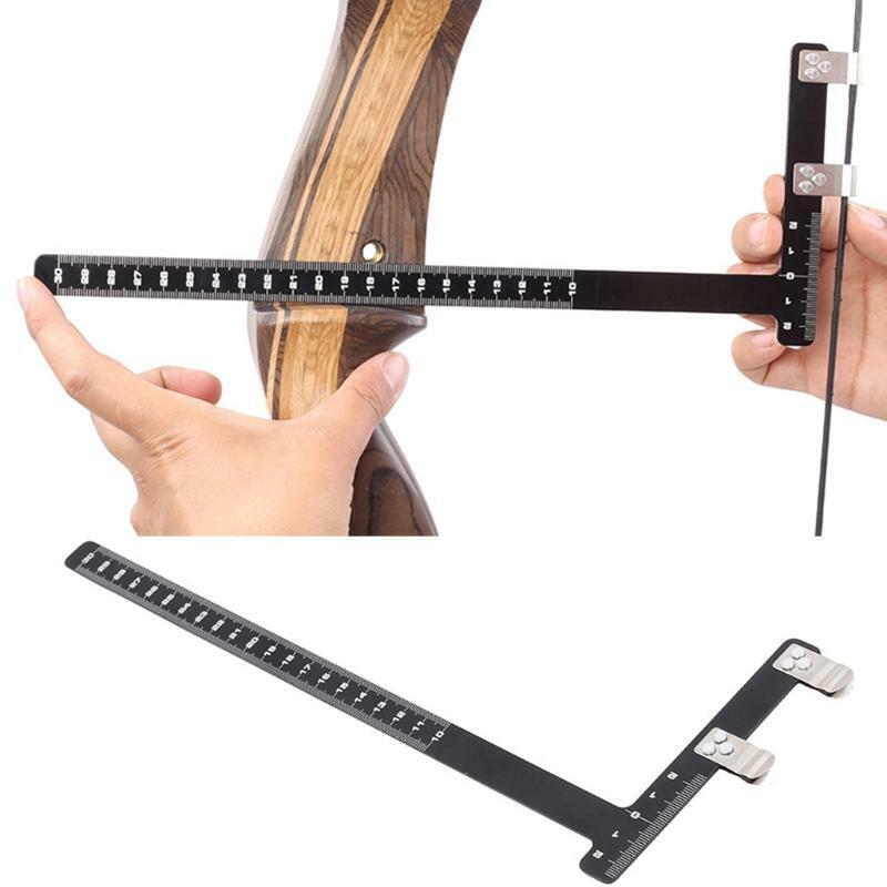 Hunting Measurement Tool Bow and Arrow Shooting Bowstring Positioning Scale