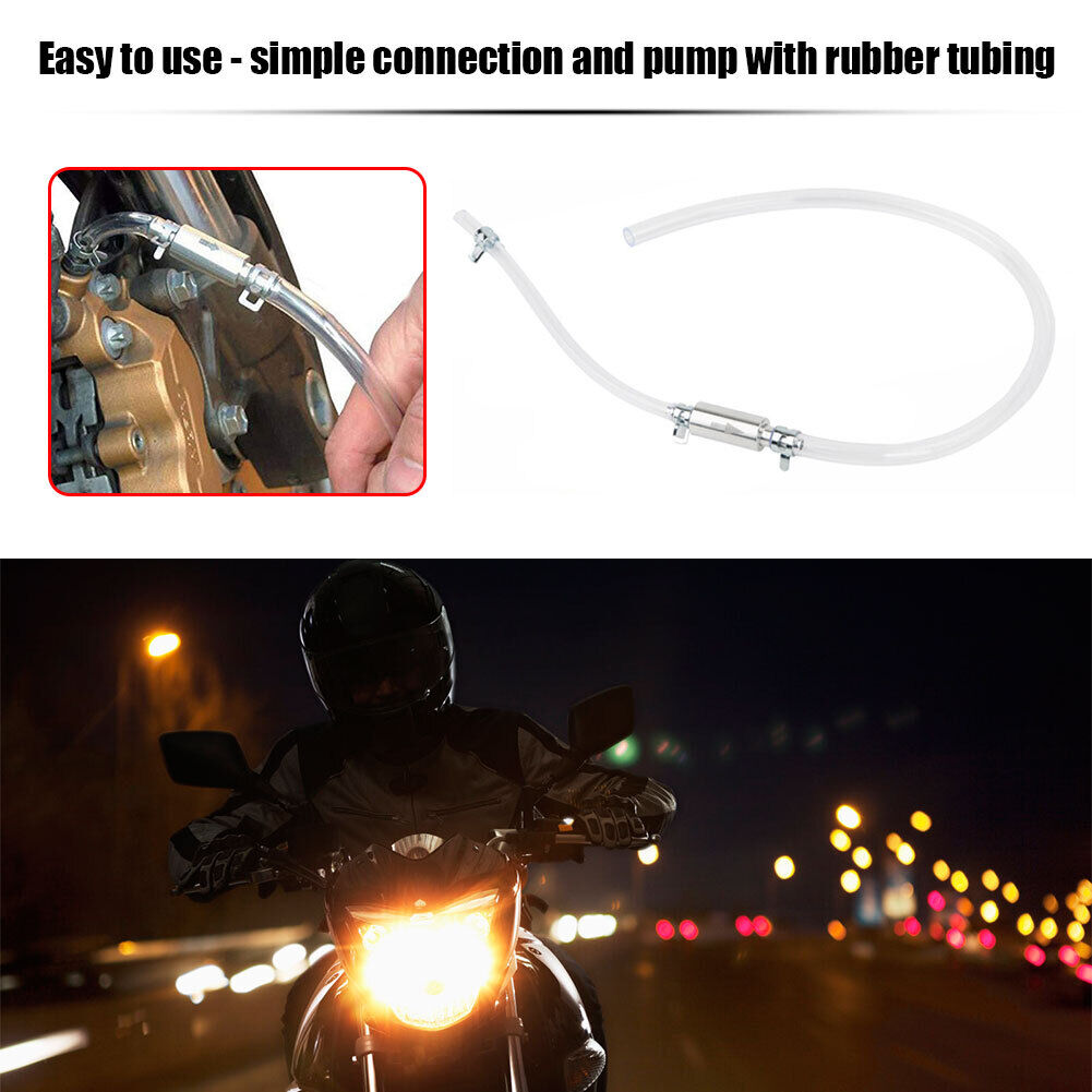 Hydraulic Clutch Brake Bleeder Hose One Way Valve Tube Bleeding Tool Kit