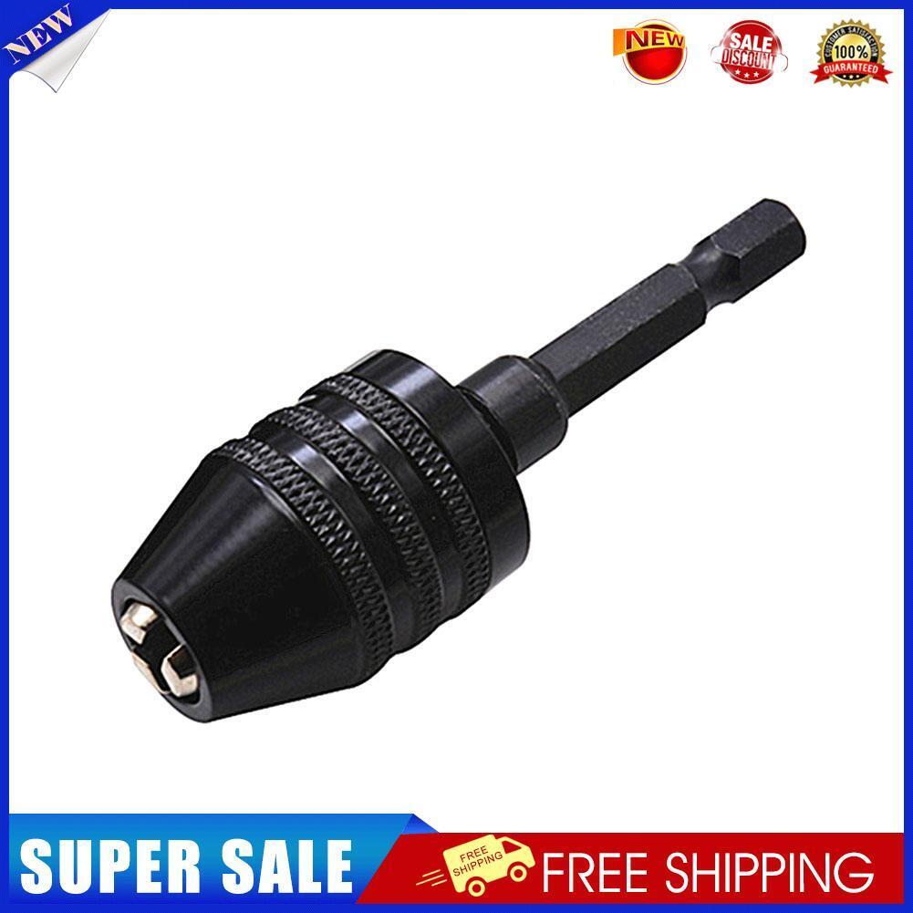 0.8-8mm Drill Chuck Hex Shank Converter Electric Drill Bits Adapter (A)