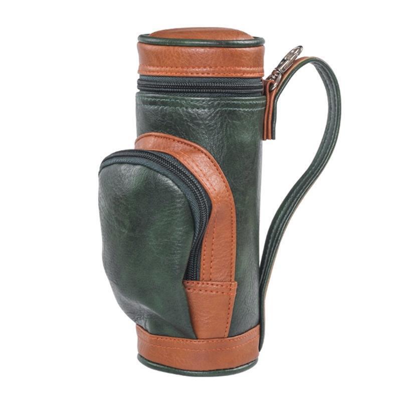 Travel PU Cigar Storage Bag Cover Cigar Holder Case Tube Box with Cigar Cutter