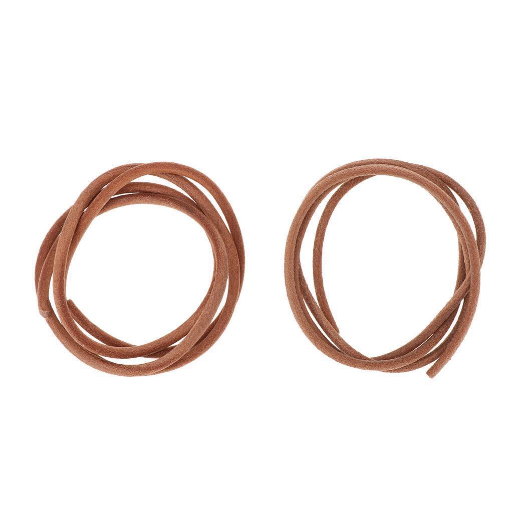 1m Round Leather Rope String Jewelry Findings Necklace Bracelets Thread 5mm