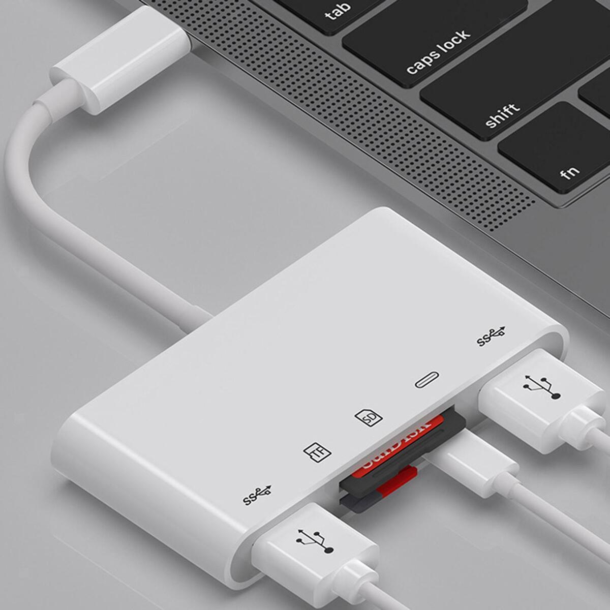 New  Universal  Hub USB Port Adapter Cable Converter for