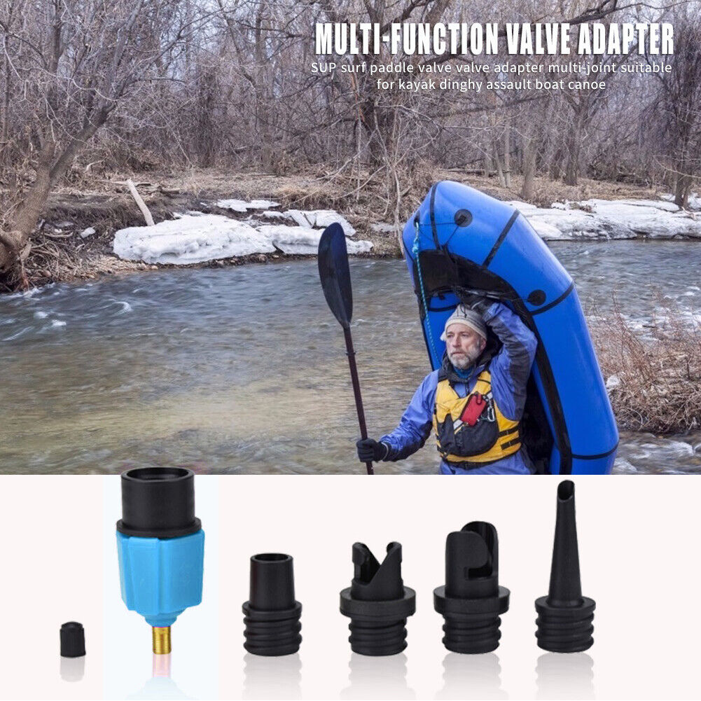 Rowing Boat Valve Adapter Paddle Board Canoe Kayak Air Valve Pump Converter
