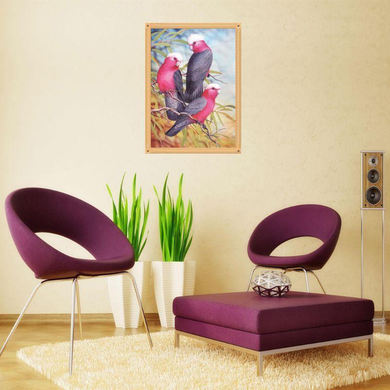 Parrot 5D DIY Diamond Painting Embroidery Cross Craft Stitch Kit Home Wall Decor