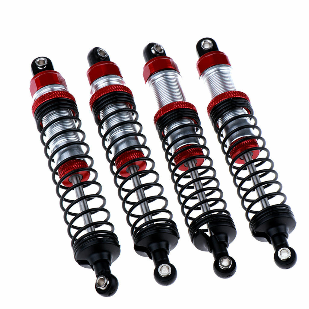 Assembled Springs Aluminum Oil Shocks Absorber  /10 RC Car  -4, 4pcs