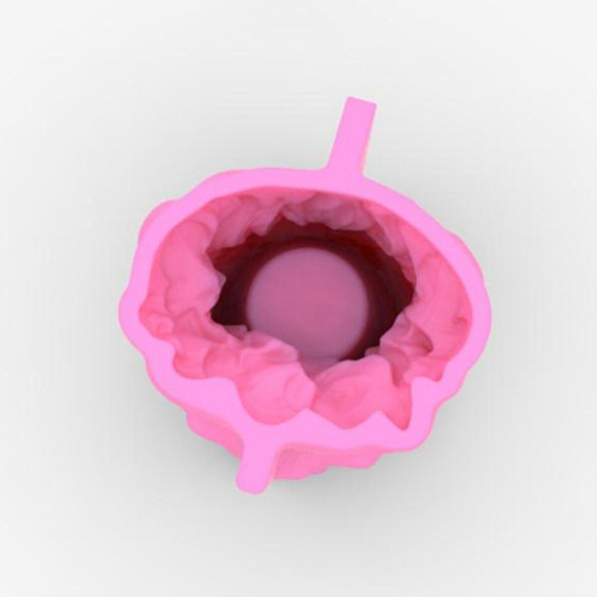 2Pcs Girl Face Flower Pot Silicone Mold Plaster Flowerpot Planter DIY Mould