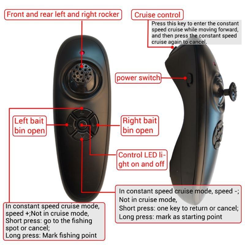 500m Remote Control Fishing Bait Boat Receiver Board with Remote Controller