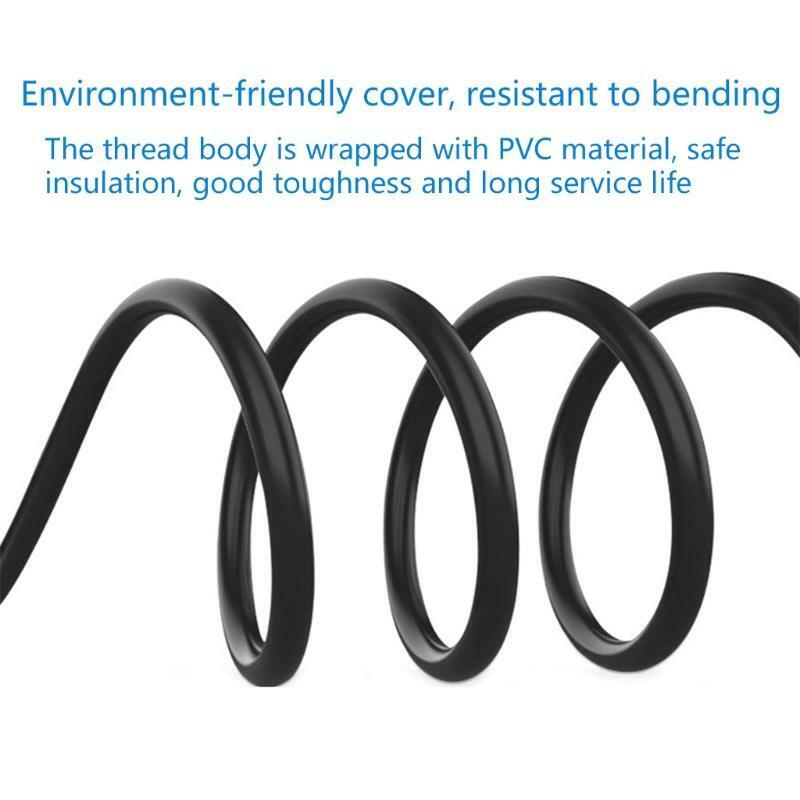 Safe DC Male to Female Extension Cord  for Notebook Computer  Round  Port