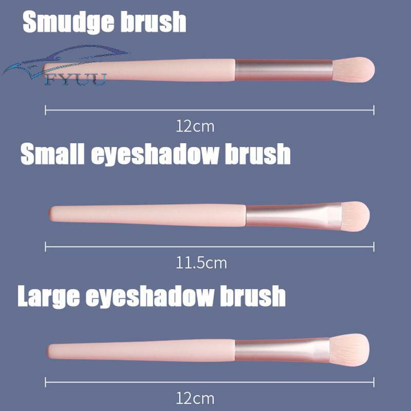 8 Makeup Brushes Eye Shadow Foundation Powder Eyelash Lip Concealer Blush Brush