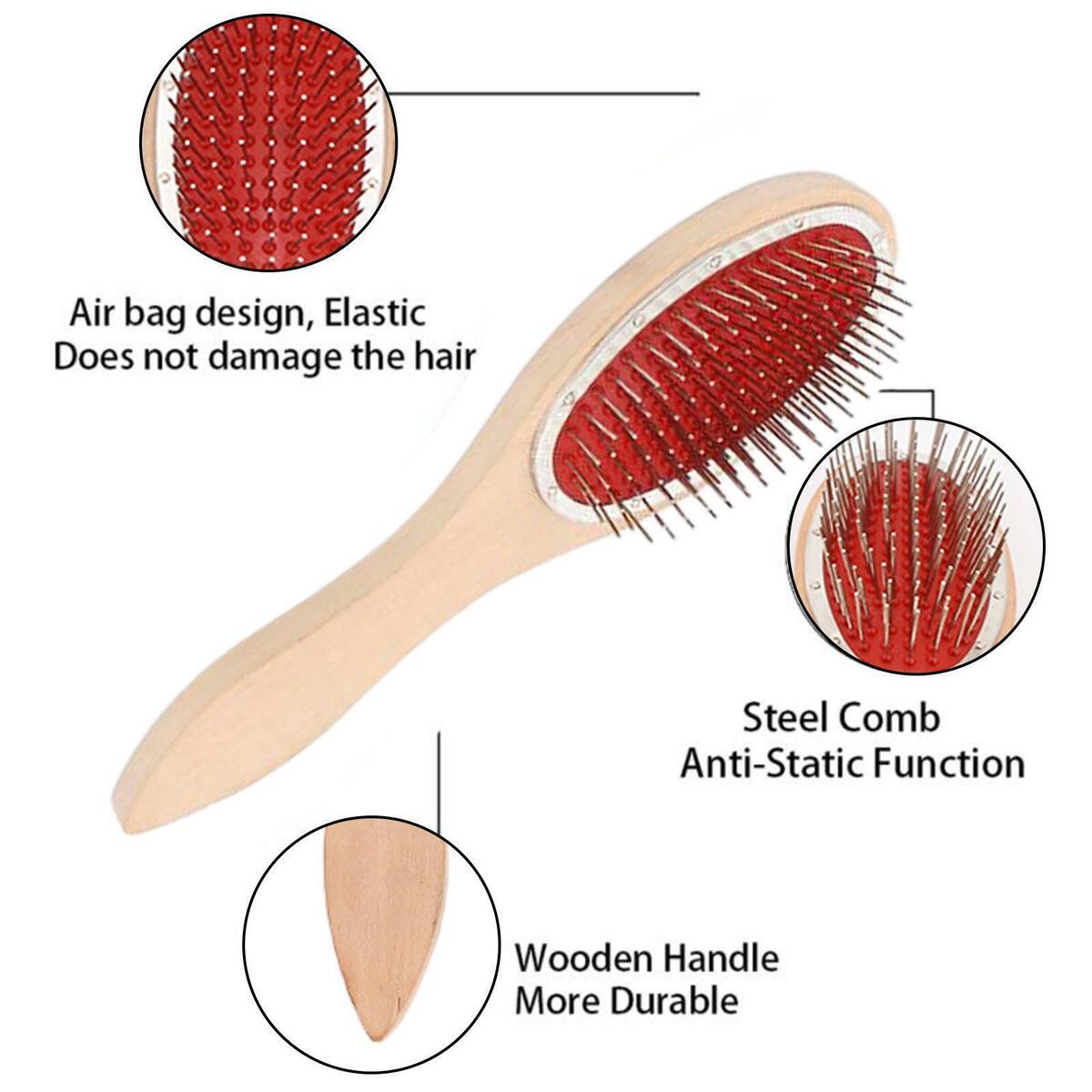 Professional Anti Static Steel Comb Brush   Extensions