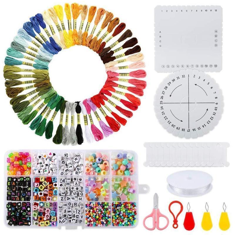 Jewelry Making Kit with Beads Charms Findings Pliers Beading Wire for Necklace