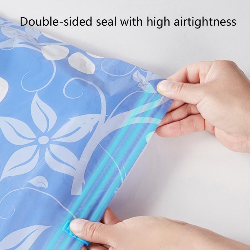 Foldable Travel Space Saver Bags Plastic Compressed Home Clothes Storage Bags