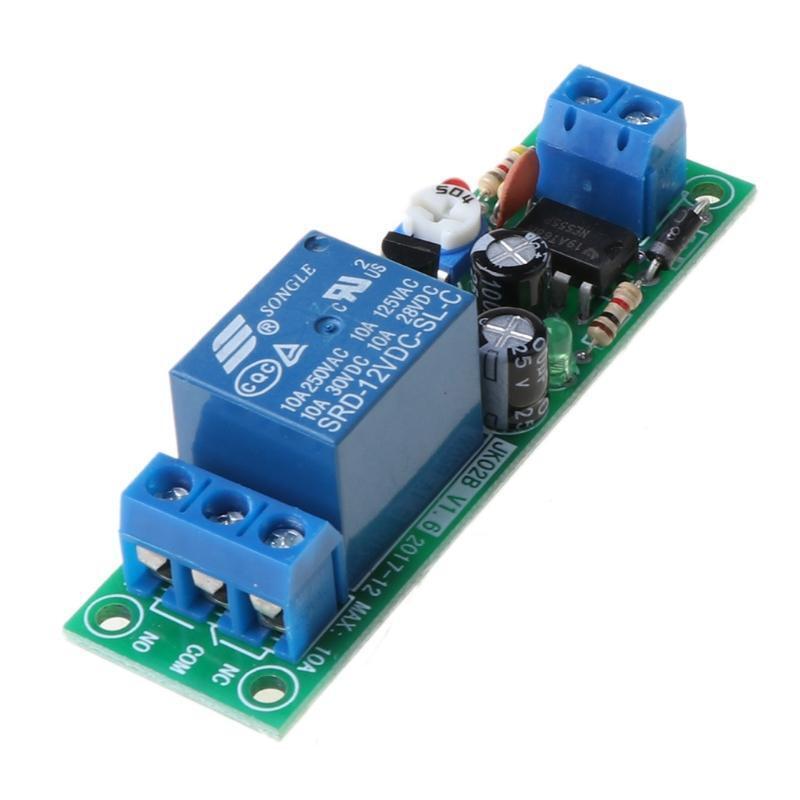Timer Switch JK02B 0-60 Seconds DC Adjustable Delay 12V Input Relay Module