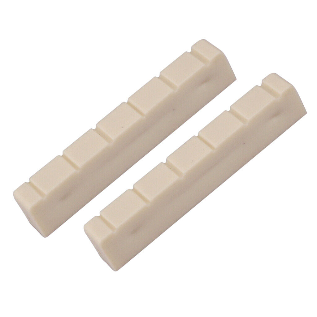 2 Pieces Plastic  Classical Guitar Nut 48mm Classic  NEW