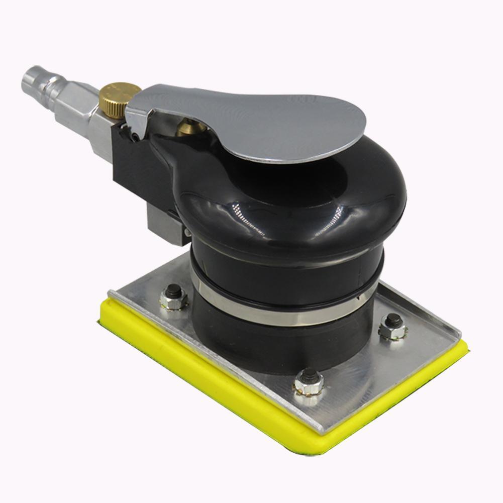 Air Eccentric Orbital Pneumatic Sander Disc Square Pad Grinder Polisher