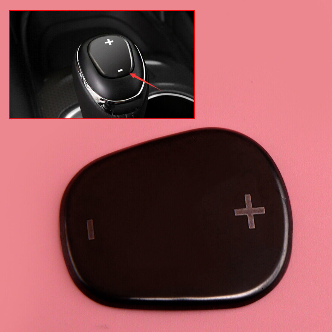 Car Stainless Steel Gear Shift Knob Trim Cover Fit For Chevrolet Cruze 2017-2018