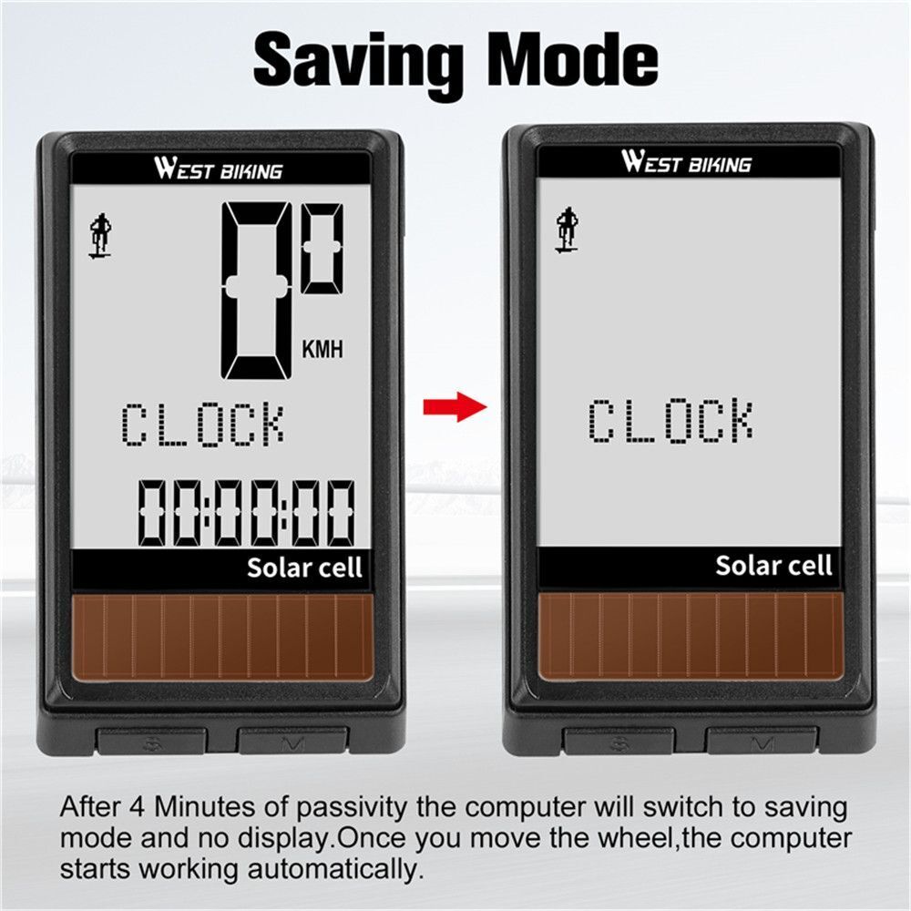 Cycling Odometer Bike Speedometer Bicycle Computer Wireless Stopwatch