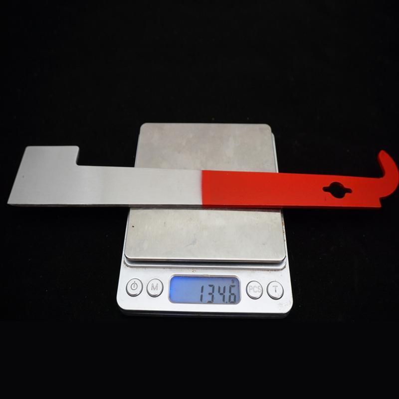 Stainless Steel J Shape Beekeeping Scraper Tool Curved Tail Bee Hive Hook
