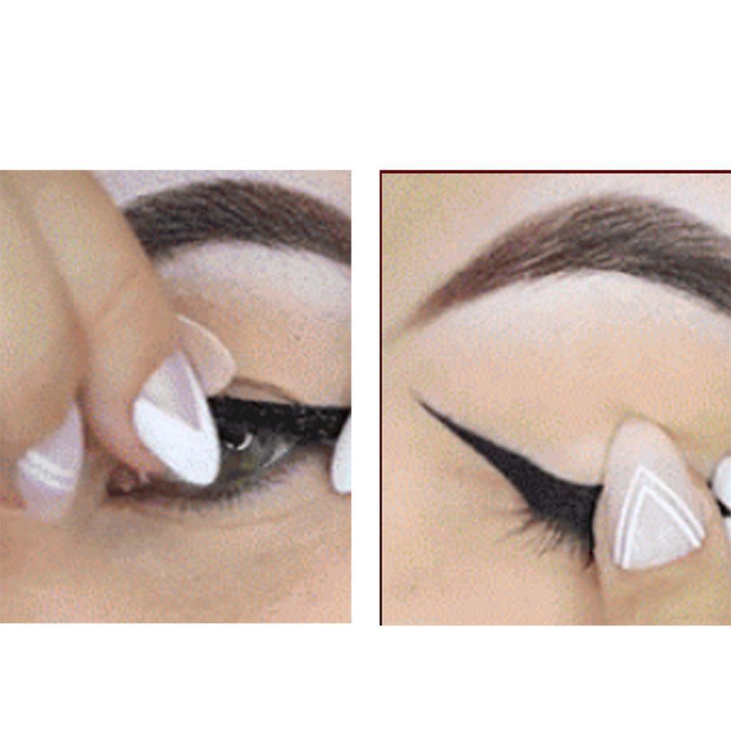 perfect cat liner winged eyeliner stencil tips 5 Pairs  Black