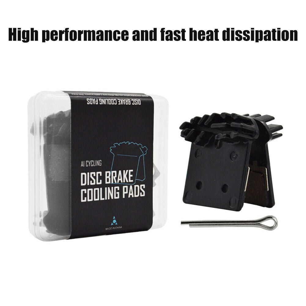 1 Pair MTB Bike Cooling Fins Heat Radiation Brake Pad for M9000 M9020 M987