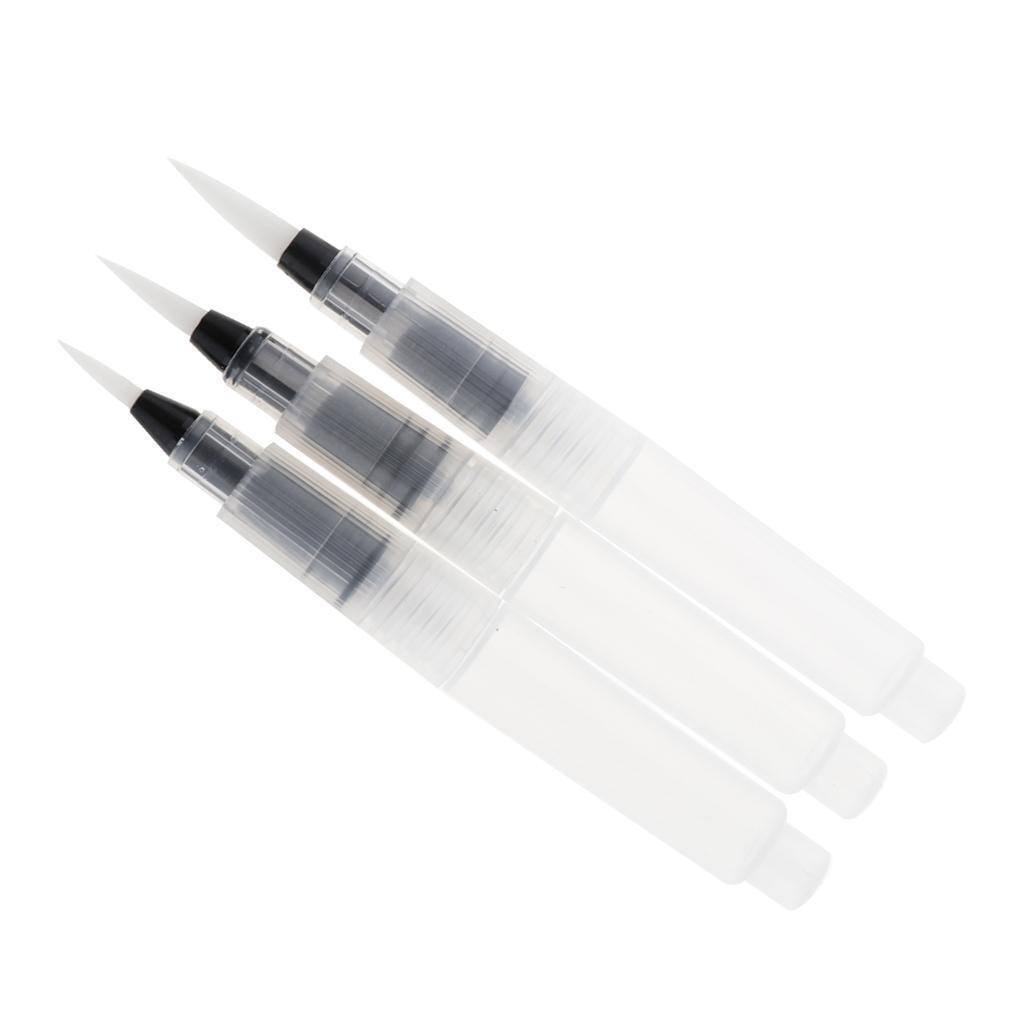 3x Refillable  Ink   Painting Watercolor Drawing Marker Pen