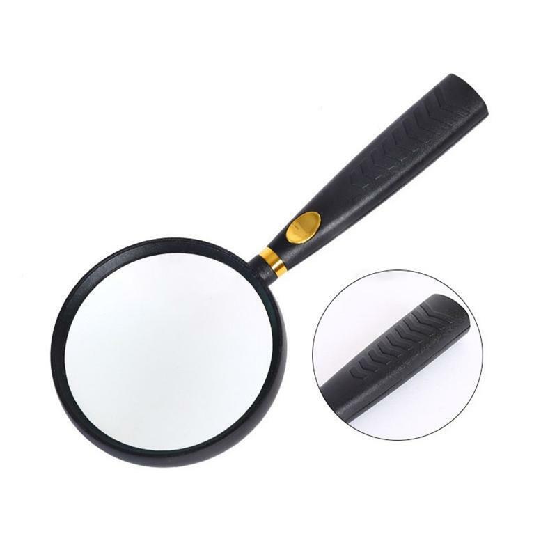 Magnifying Glass 5X Handheld Reading Magnifier for Seniors & Kids Birthday Gift