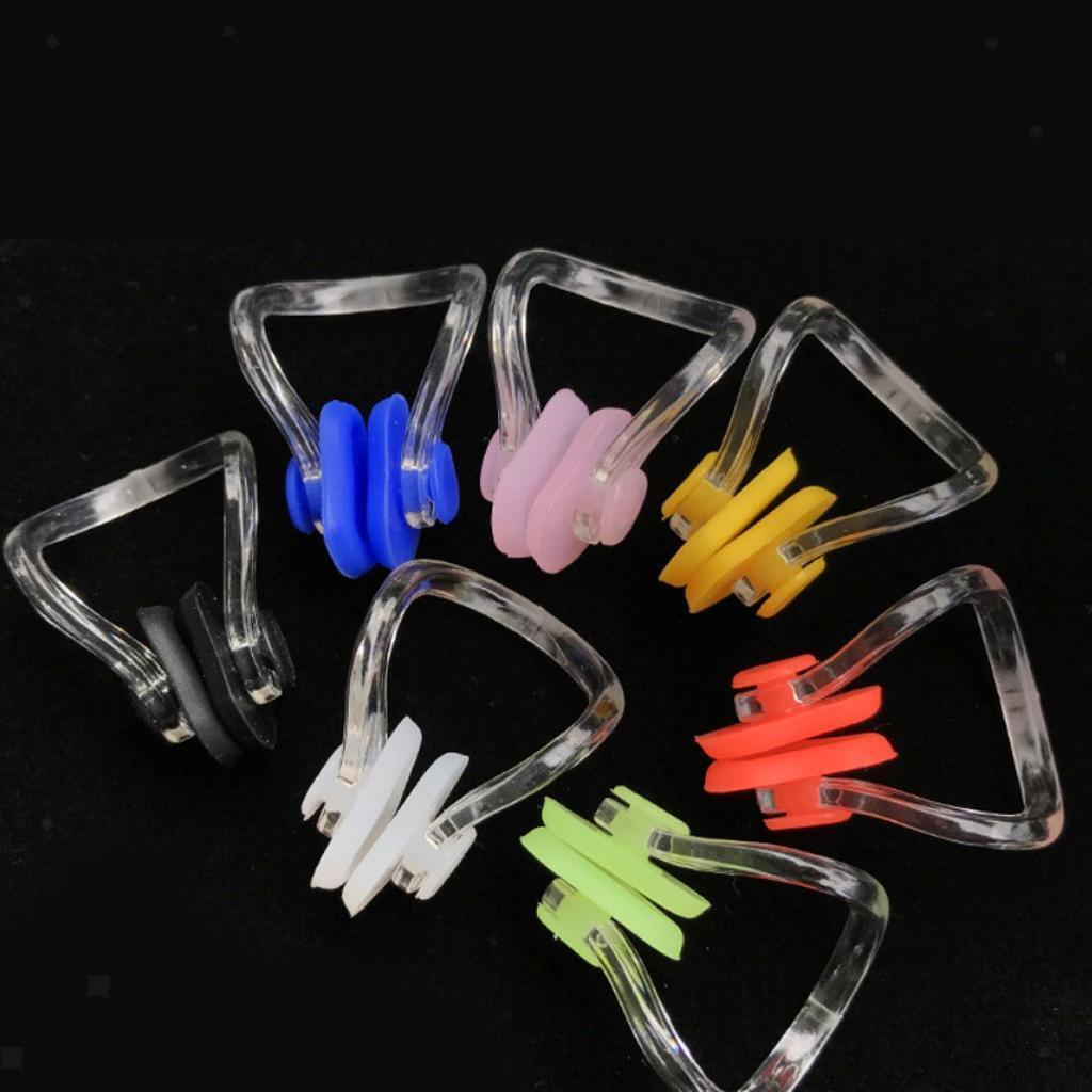 Non-slip Soft Silicone Nose Clip Plug Nose Protector For Swimming Black