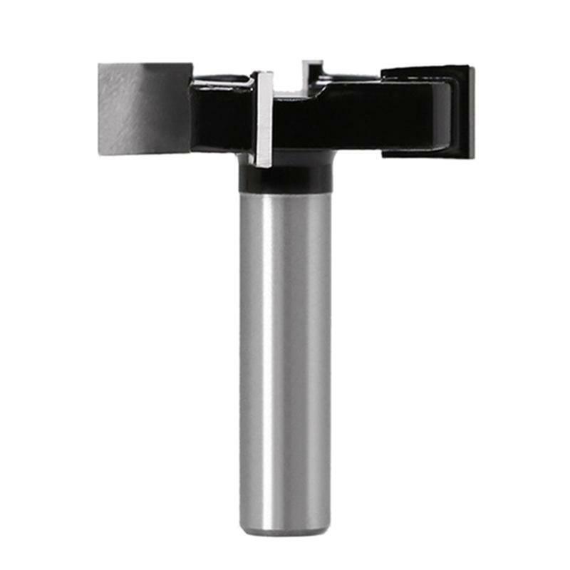 1/2" Shank Wood Milling Cutter Planing Flattening Router Bit Woodworking Tool