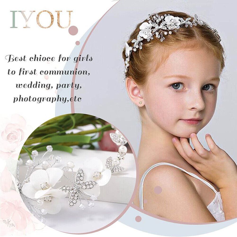Hair Garland Flower Girl Bridesmaid Headdress Hair Headband Bridal Tiara