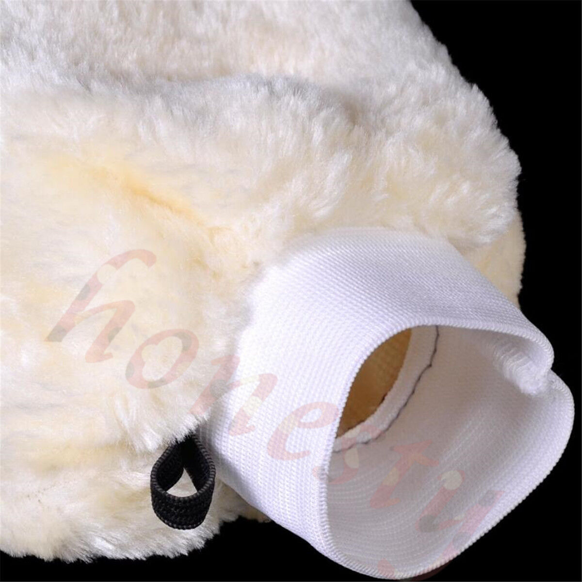 Sheepskin Mitt Car Soft Polishing GLOVE LAMBSWOOL WASHING CLEANING POLISH