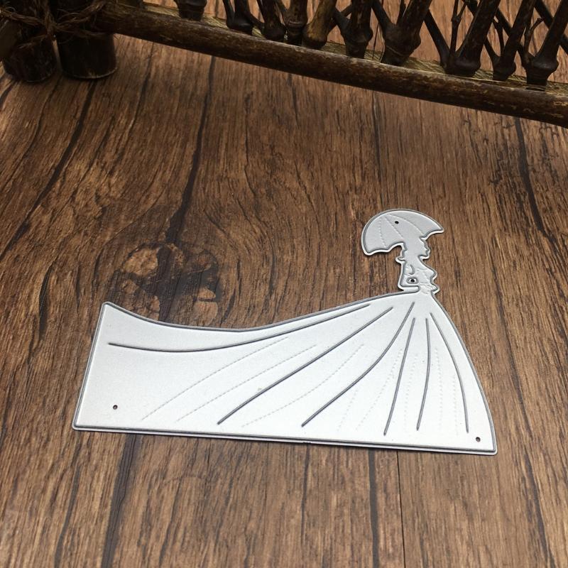 Embossing Metal Steel Cutting Dies Stencils Woman DIY Scrapbooking Craft