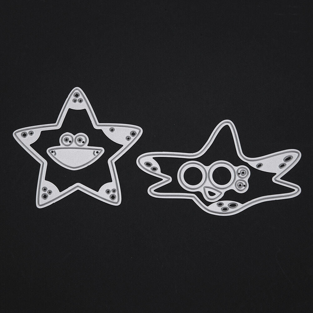 4pcs Sea Star Metal Cutting Dies Stencils DIY Scrapbooking Paper Card Decor