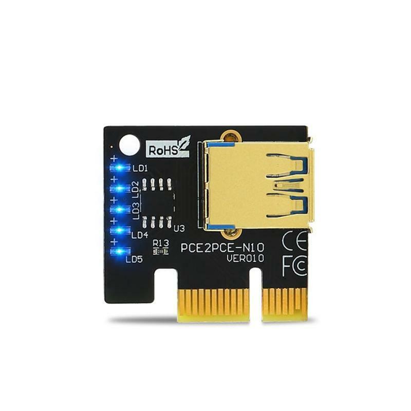 PCI-E Riser Card VER009 PLUS for Bitcoin Miner Newest USB 3.0 PCI-E Riser Cable