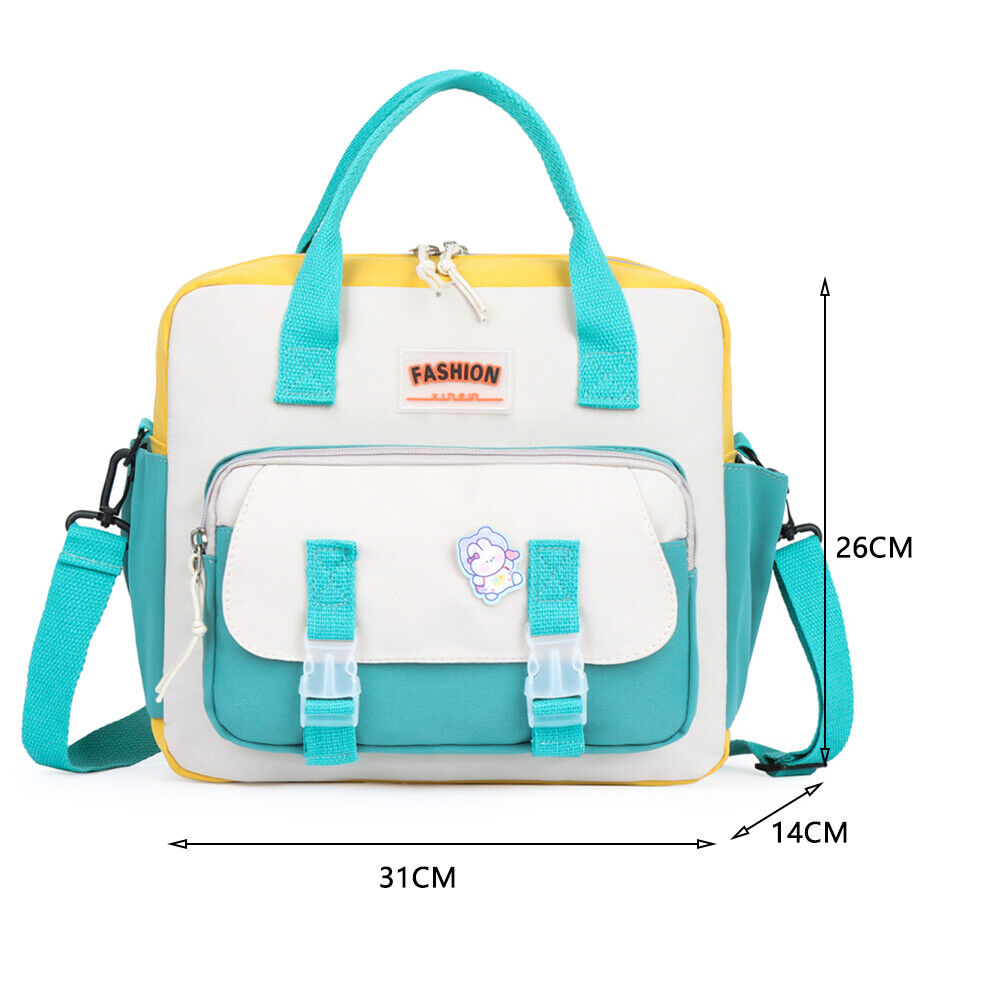 Multifunctional Backpack Schoolbag Cute Teenager Girls Shoulder Bag (Green)
