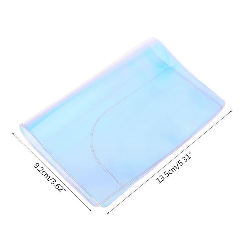 Travel Holographic Passport Holder ID Card Case Cover Credit Organizer Protector