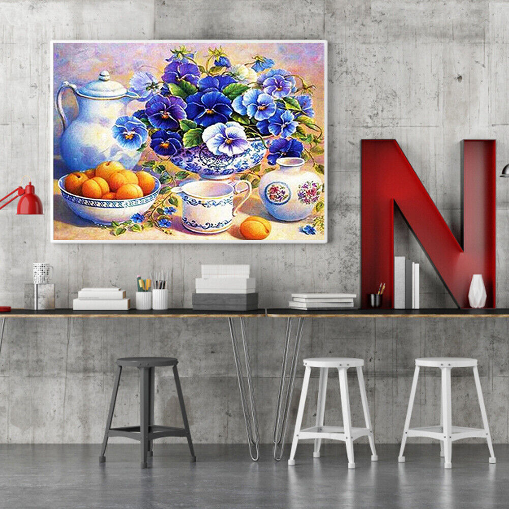 5D DIY Diamond Painting Table Fruit Flower Full Square Drill Wall (FF338)