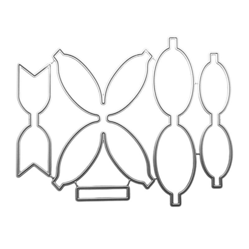 Hair Bow Cutting Dies Embossing Die Cuts for DIY Scrapbooking Album Decor