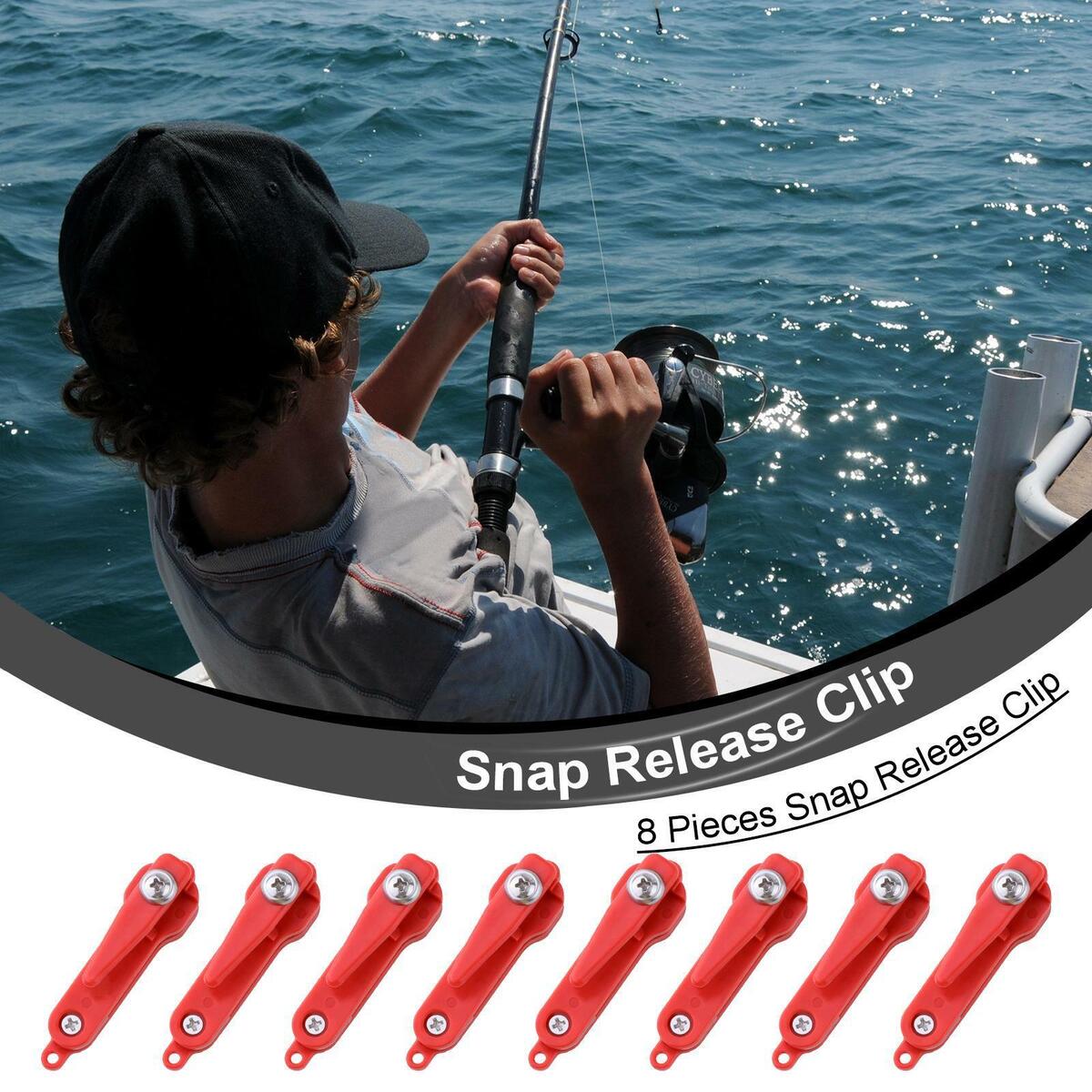 8 x Heavy Tension  Release Clip for Outdoor Activity Fishing Kiteflying