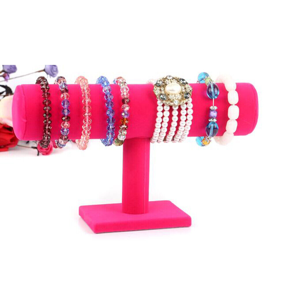 9.1 inch Bracelet Watch Jewelry  Chain Display Holder Organizer Rack(Rose)