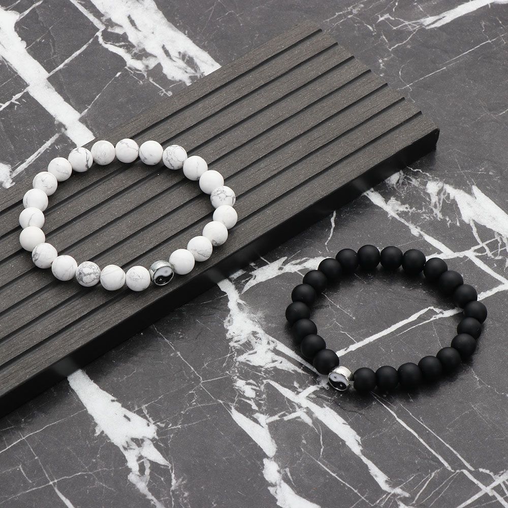 Gift Accessories Wristband Yin Yang Charm Pendant Braided Hand Rope Bracelet